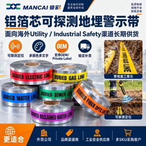 可探测地埋警示带